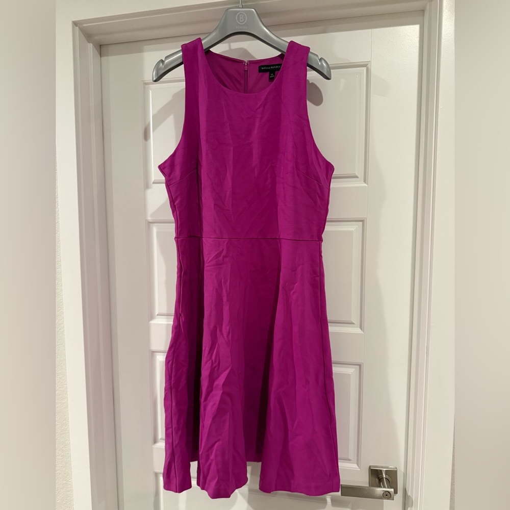 Elegant Pink Sleeveless Dress